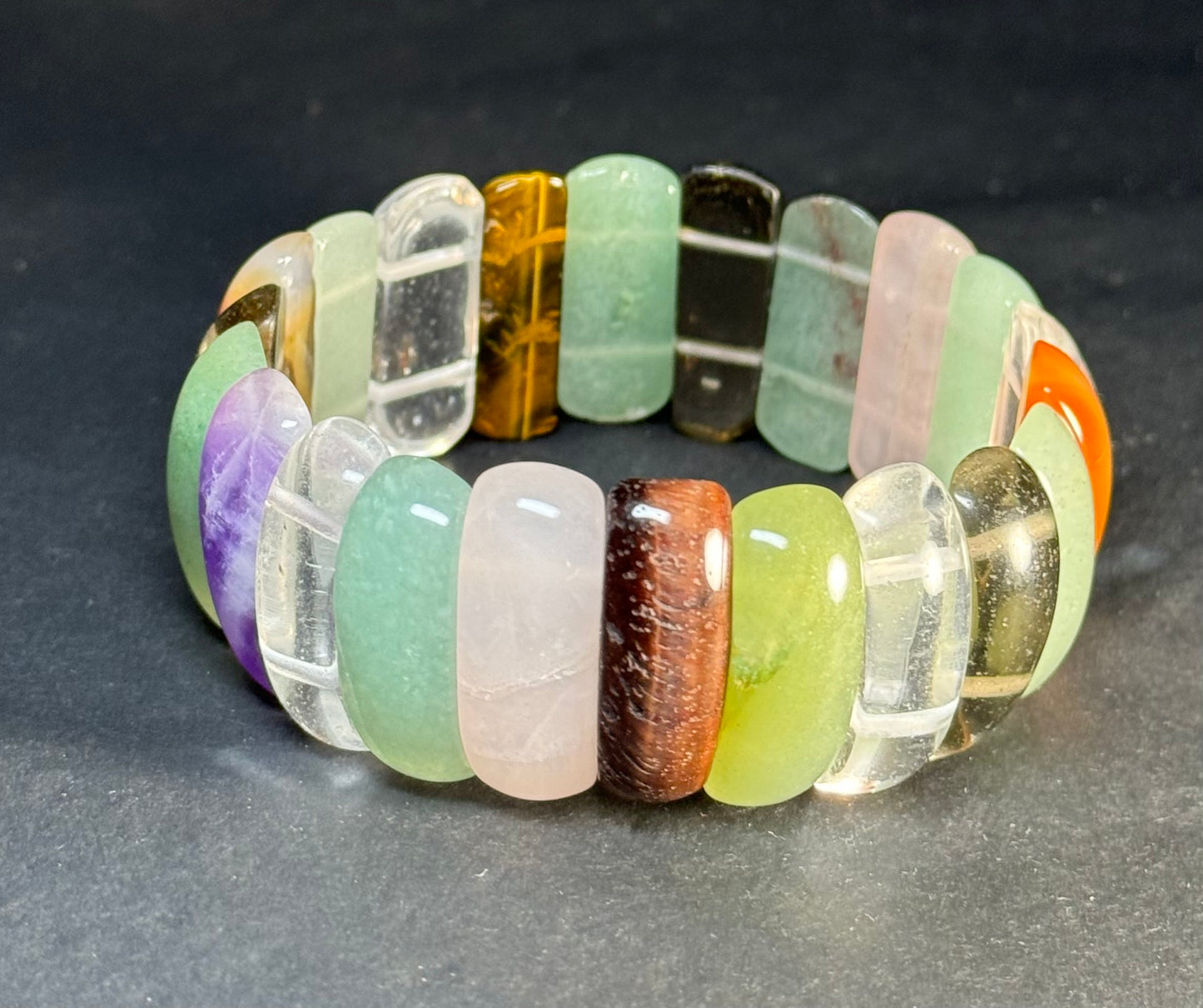 Mix natural crystals