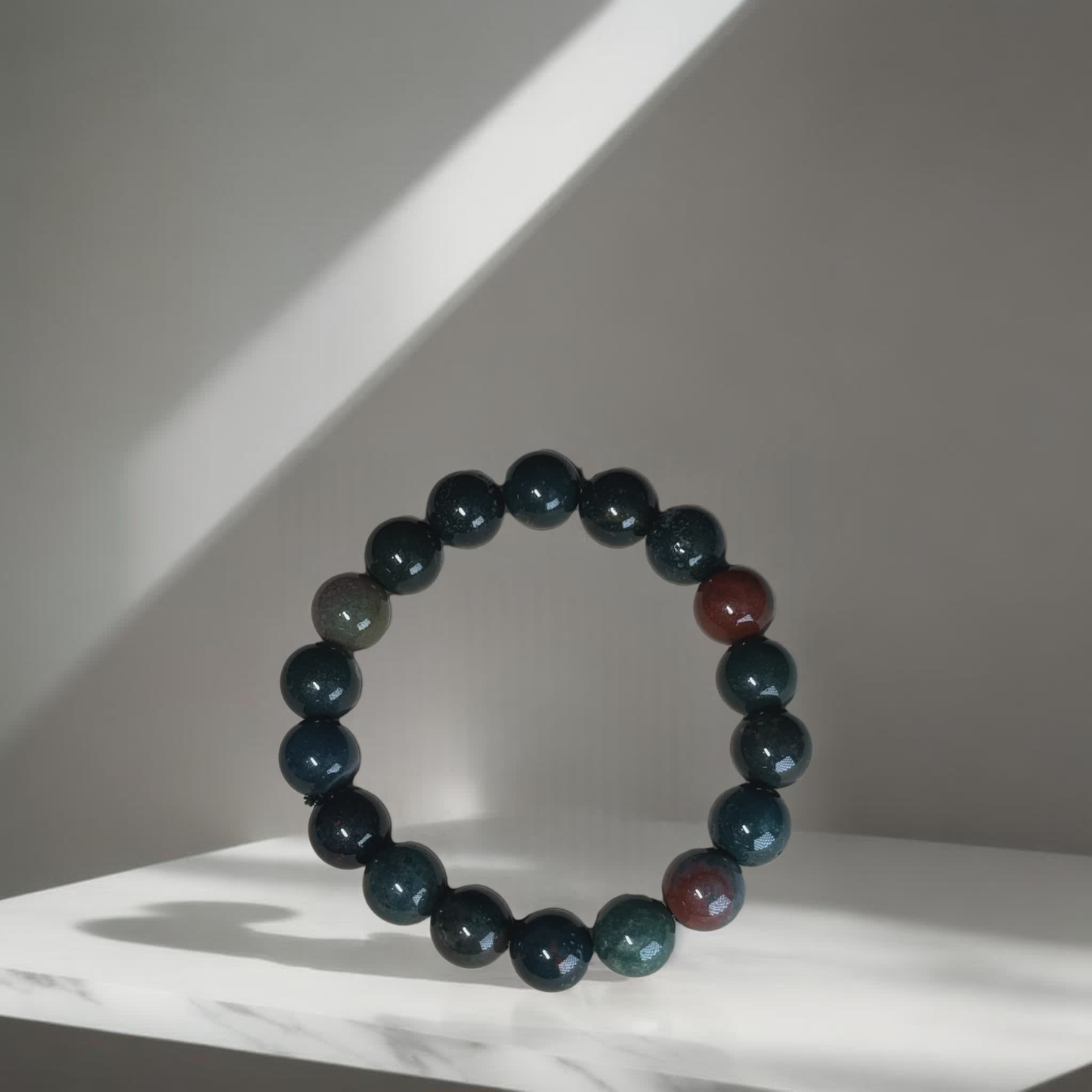 Natural agate bracelet